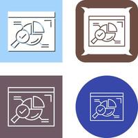 Research Icon Design vector