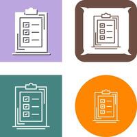 Checklist Icon Design vector