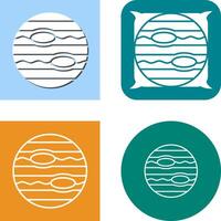 Neptune Icon Design vector