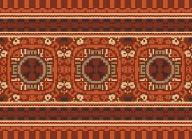azteca tribal sin costura patrón, étnico y tribal motivos, antecedentes para textil, tela, fondo de pantalla, tarjeta plantilla, envase papel, alfombra, vector