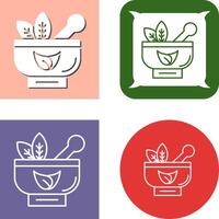 Ayurvedic Icon Design vector