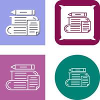 Study Icon Design vector