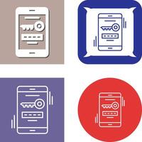 One Time Password Icon Design vector
