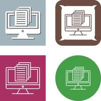 Document Icon Design vector