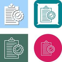 Check List Icon Design vector