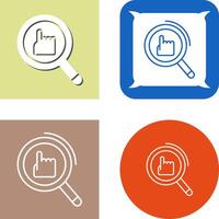 Quick Selection Icon Design vector