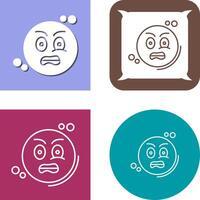 Grimacing Icon Design vector