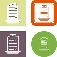 Check List Icon Design vector