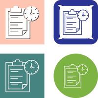 Task Management Icon Design vector