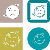 Dissapointment Icon Design vector