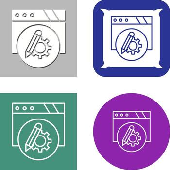 Setting Icon Design vector