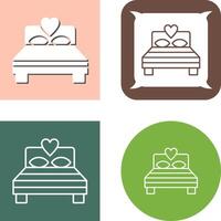 Bedroom Icon Design vector