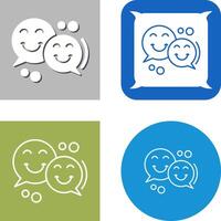 Chatting Icon Design vector