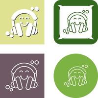 diseño de icono de auriculares vector