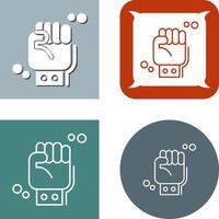 Fist Icon Design vector