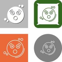 Surprised Icon Design vector