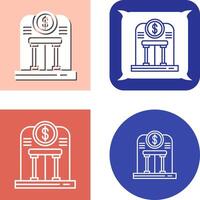 Bank Icon Design vector