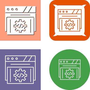 Development Icon Design vector