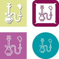 Hookah Icon Design vector