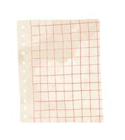 Paper templates for notes. Sheets of paper. Illustration of note vector