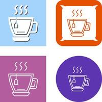 diseño de icono de té vector