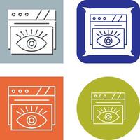 Eye Icon Design vector