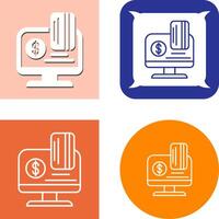 Online Payment Icon Design vector