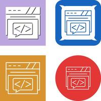 Message Icon Design vector