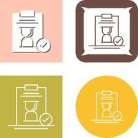 Hourglass Icon Design vector