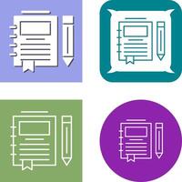 Journal Icon Design vector