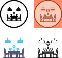Table Icon Design vector