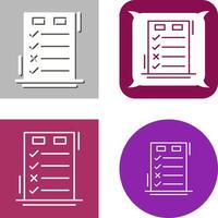 Today to Done CheckList Icon Design vector