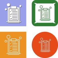 List Icon Design vector