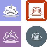 Pancake Icon Design vector