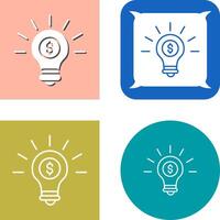 Light Bulb Icon Design vector