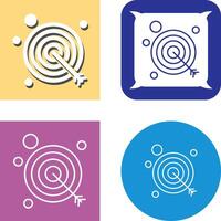 Target Icon Design vector