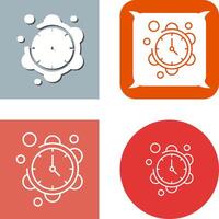 Clock Icon Design vector