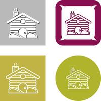 Cabin Icon Design vector