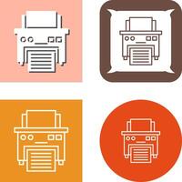 Printer Icon Design vector