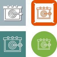 Target Icon Design vector