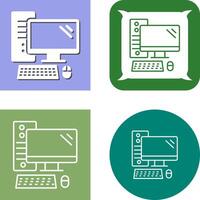 Computer Icon Design vector