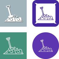 Shovel Icon Design vector