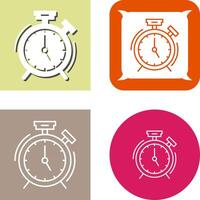 diseño de icono de reloj de alarma vector