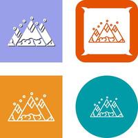 Mountain Icon Design vector