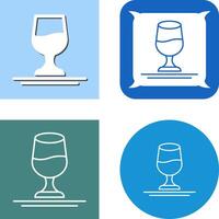 vino icono diseño vector