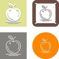 diseño de icono de manzana vector