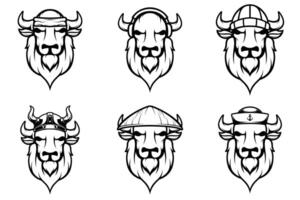 Buffalo Bundle Outline Version vector