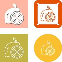 Lemon Icon Design vector