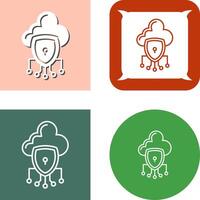 Data Protection Icon Design vector