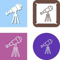 Telescope Icon Design vector